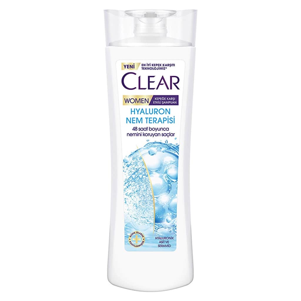 Clear Women Anti-dandruff Effective Hair Care Shampoo Hyaluron Moisture Therapy 350 ml - 2