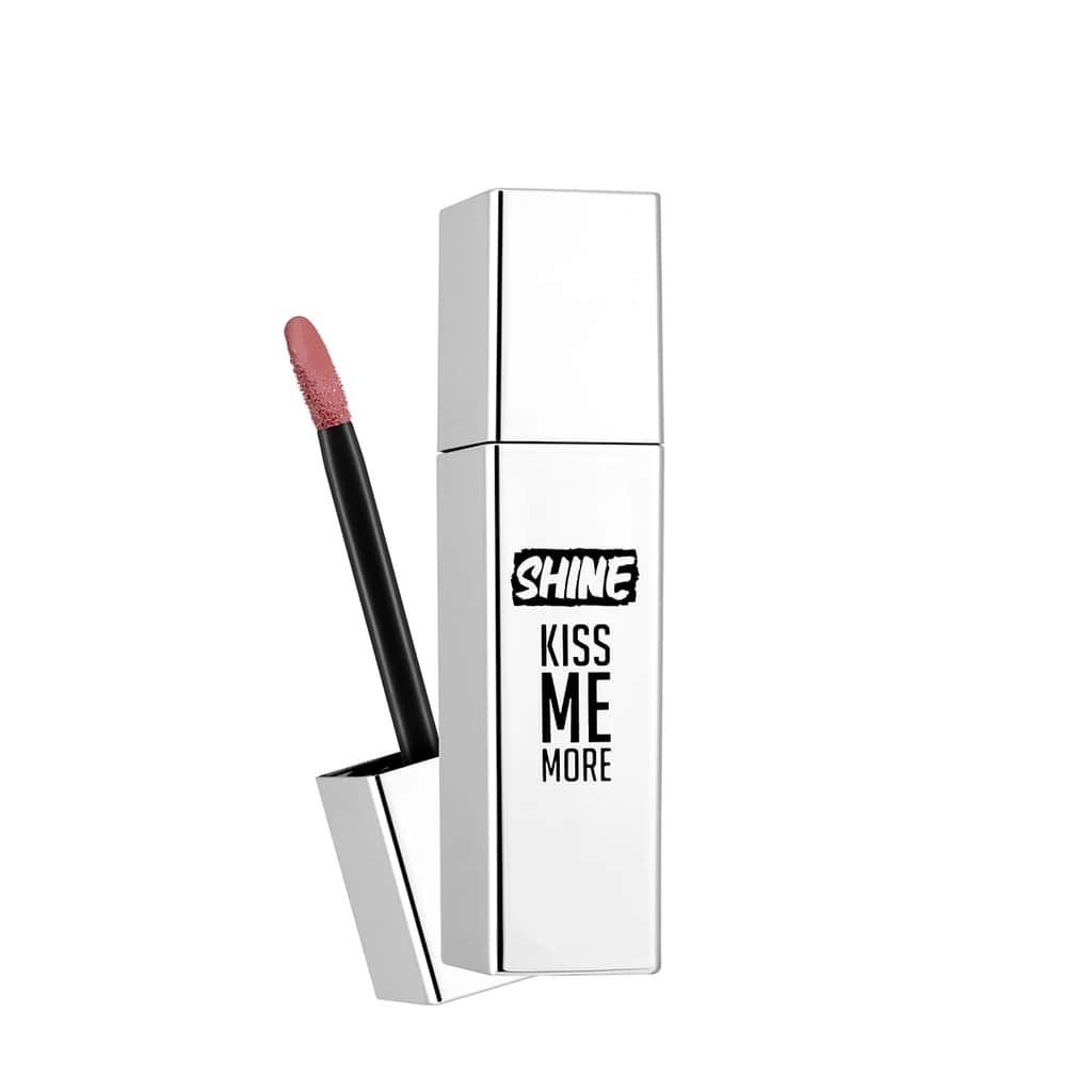 Flormar Shine Kiss Me More Long-lasting & Shiny Finish Liquid Lipstick 005 bare Beauty - 2