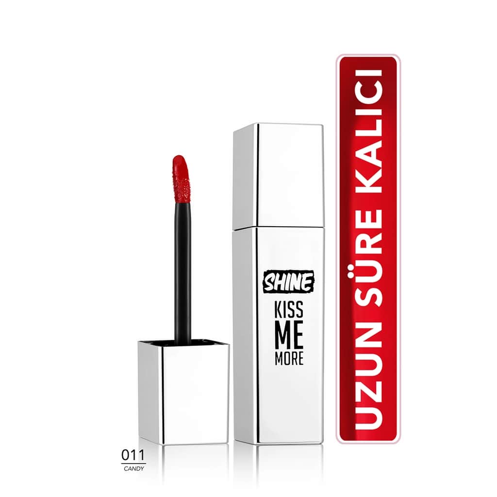 Flormar Shine Kiss Me More Long Lasting & Shiny Finish Liquid Lipstick 011 candy - 1