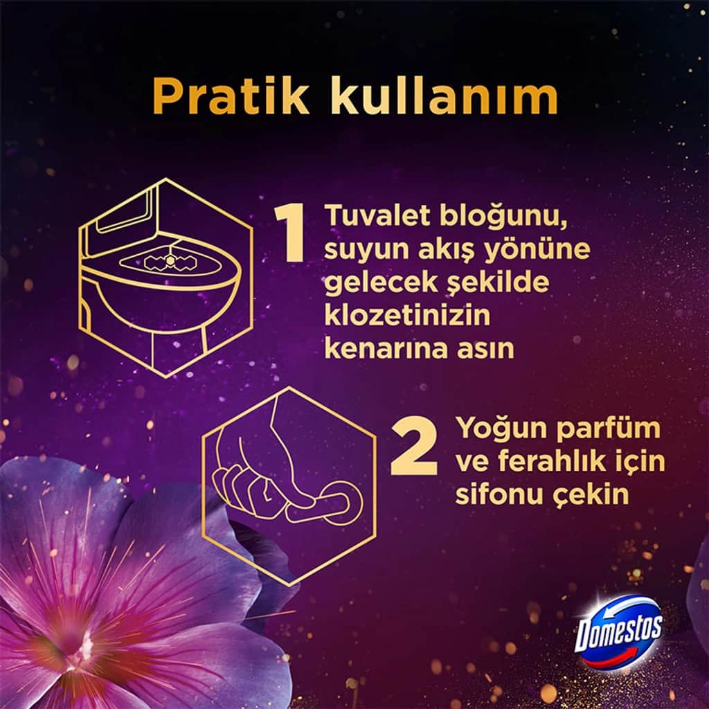 Domestos Toilet Block Aroma Lux Hibiscus & Red Fruits 100 gr - 4