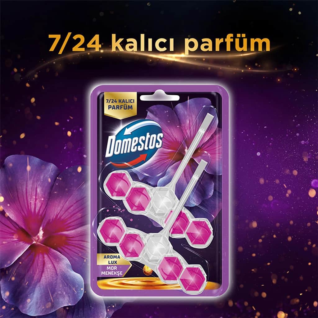 Domestos Toilet Block Aroma Lux Hibiscus & Red Fruits 100 gr - 3