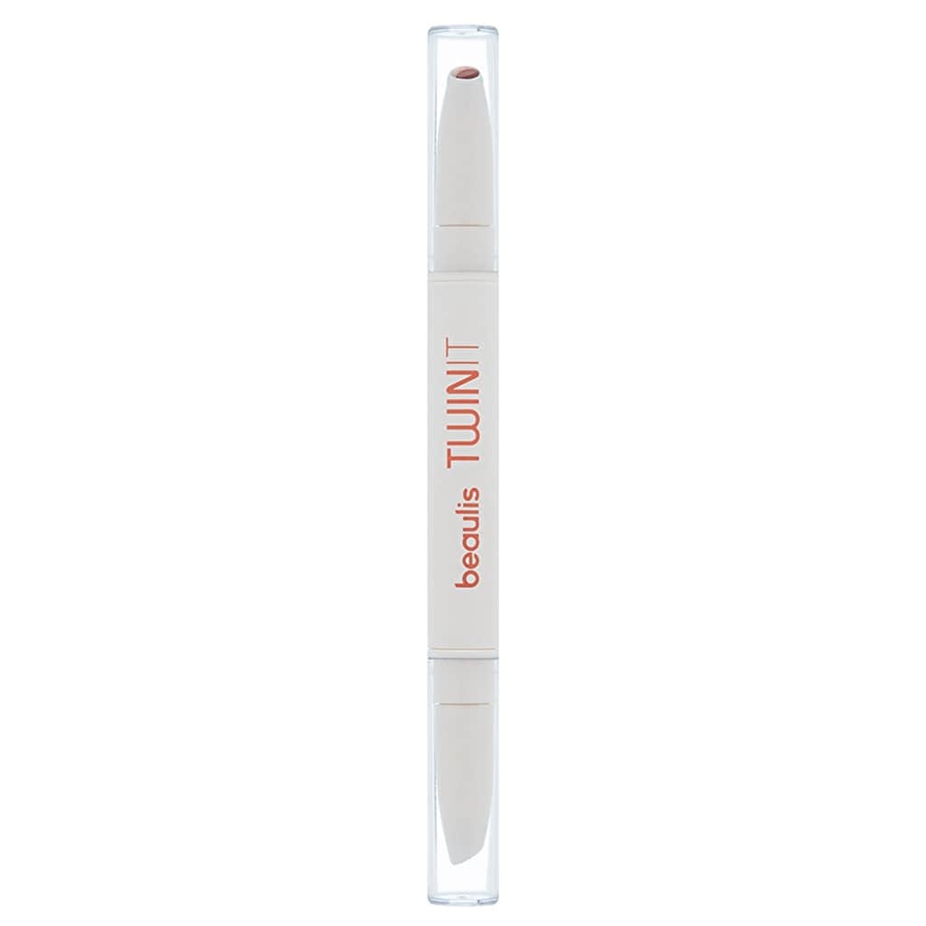 Beaulis Twin It Double-Sided Lipstick & Pencil - Dark Salmon - 1