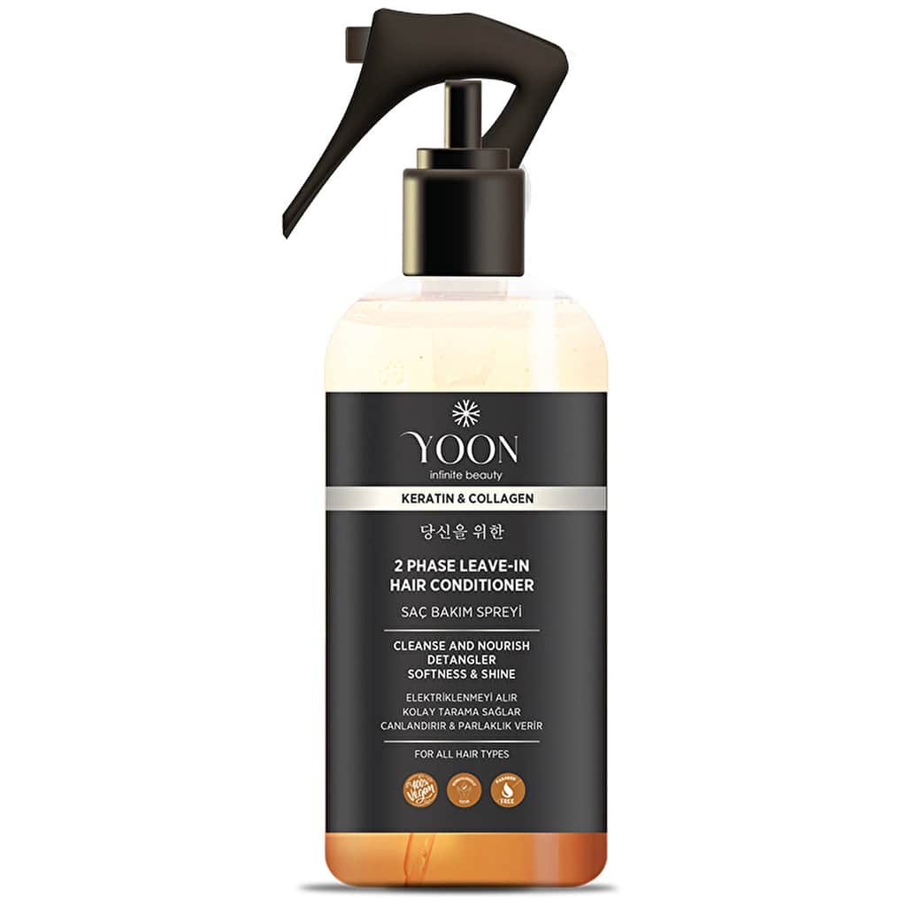 Yoon Easy Combing & Anti-frizz Collagen And Keratin Vegan Hair Care Spray 250 ml - 2