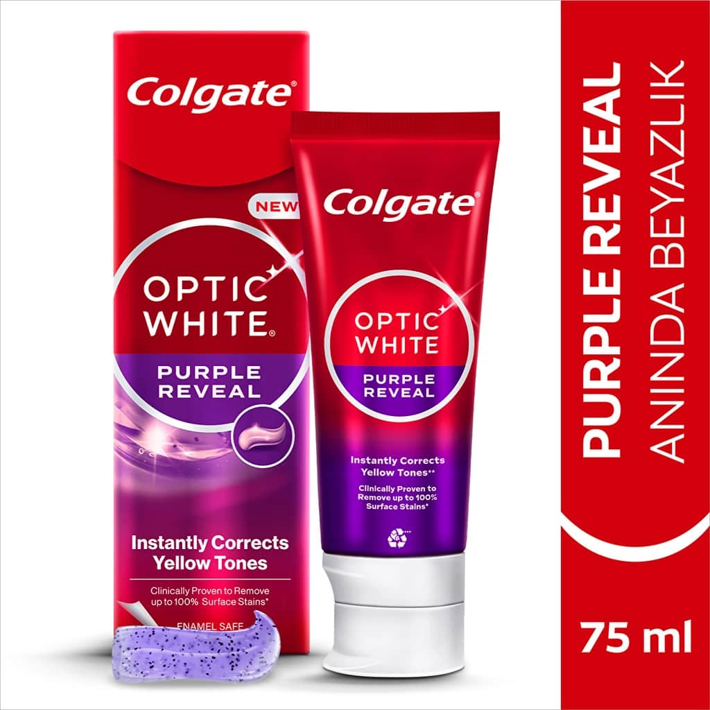 Colgate Optic White Purple Reveal Toothpaste 75 ml - 1