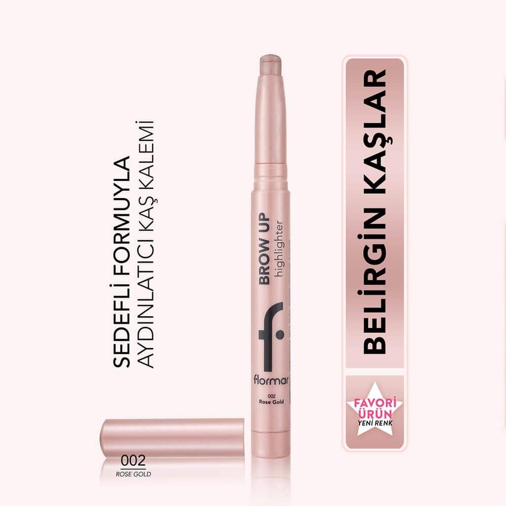 Flormar Brow Up Illuminator Pencil - Rose Gold 002 - 1