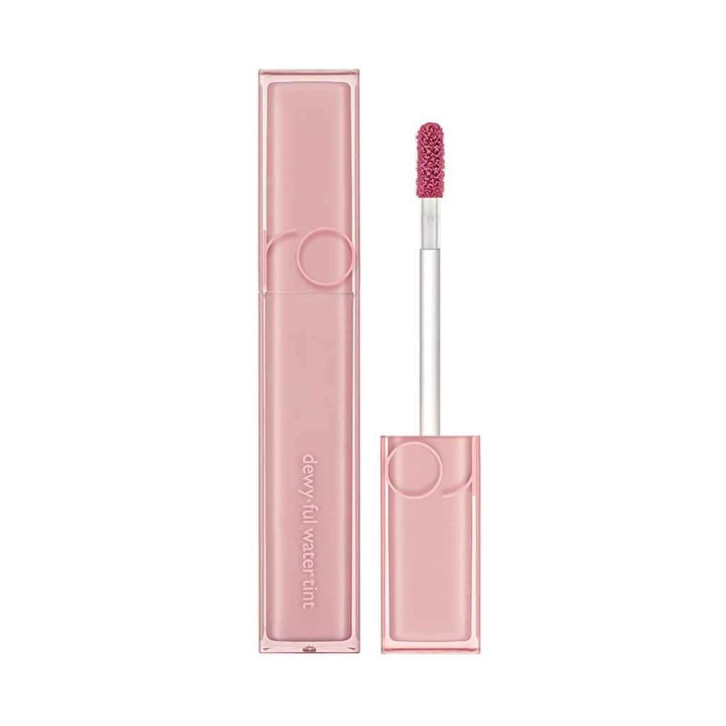 Rom&nd Dewy Ful Water Tint Color Lip Gloss 13 custard Mauve - 2