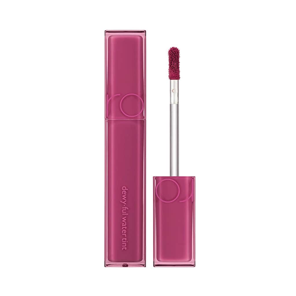 Rom&nd Dewy Full Water Tint Color Lip Gloss 08 berry Divine - 2