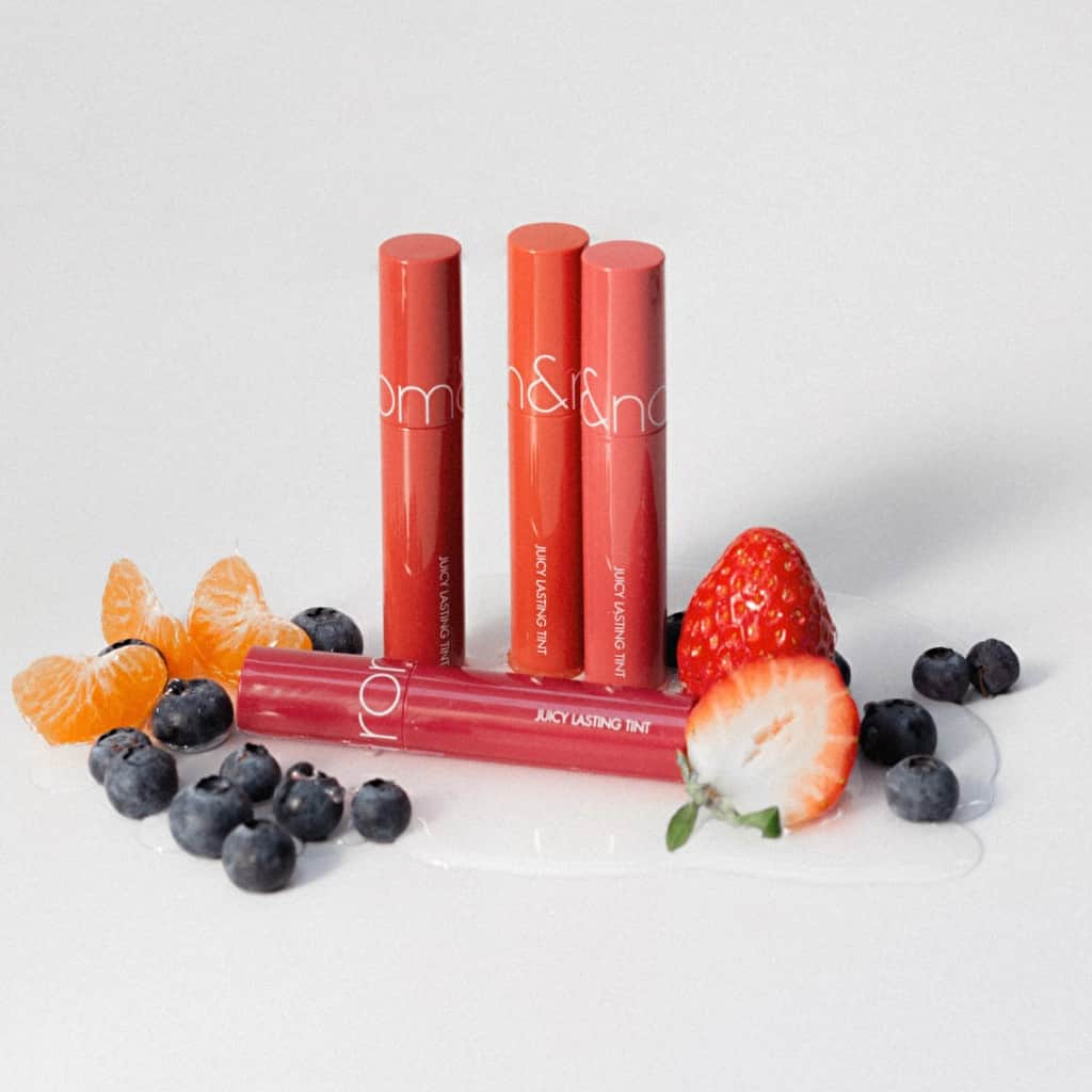 Rom&nd Juicy Lasting Tint Colored Lip Gloss 12 cherry Bomb - 2