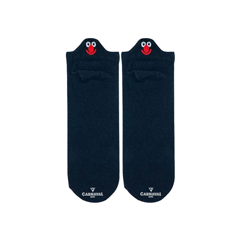 Carnaval Emoji Sports Booties Socks Set - 8-Piece Cotton Blend - 6