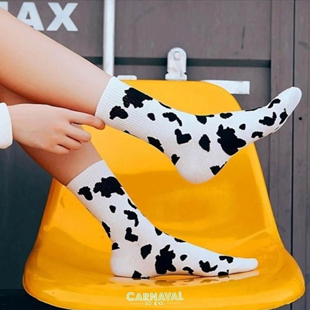 Carnaval 5-Piece Milk Circles Cotton Sock Gift Box - 3