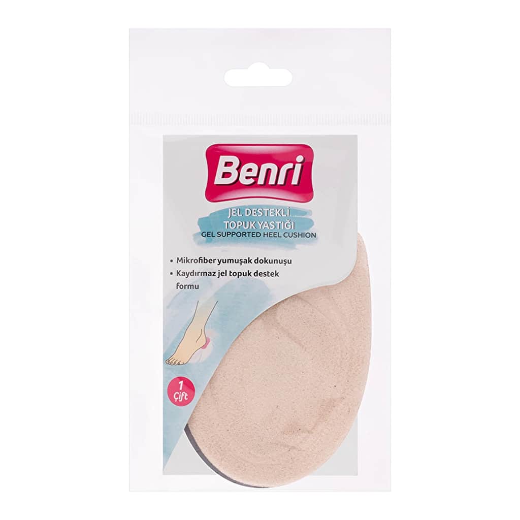 Benri Gel Support Heel Cushion 1 pair - 1