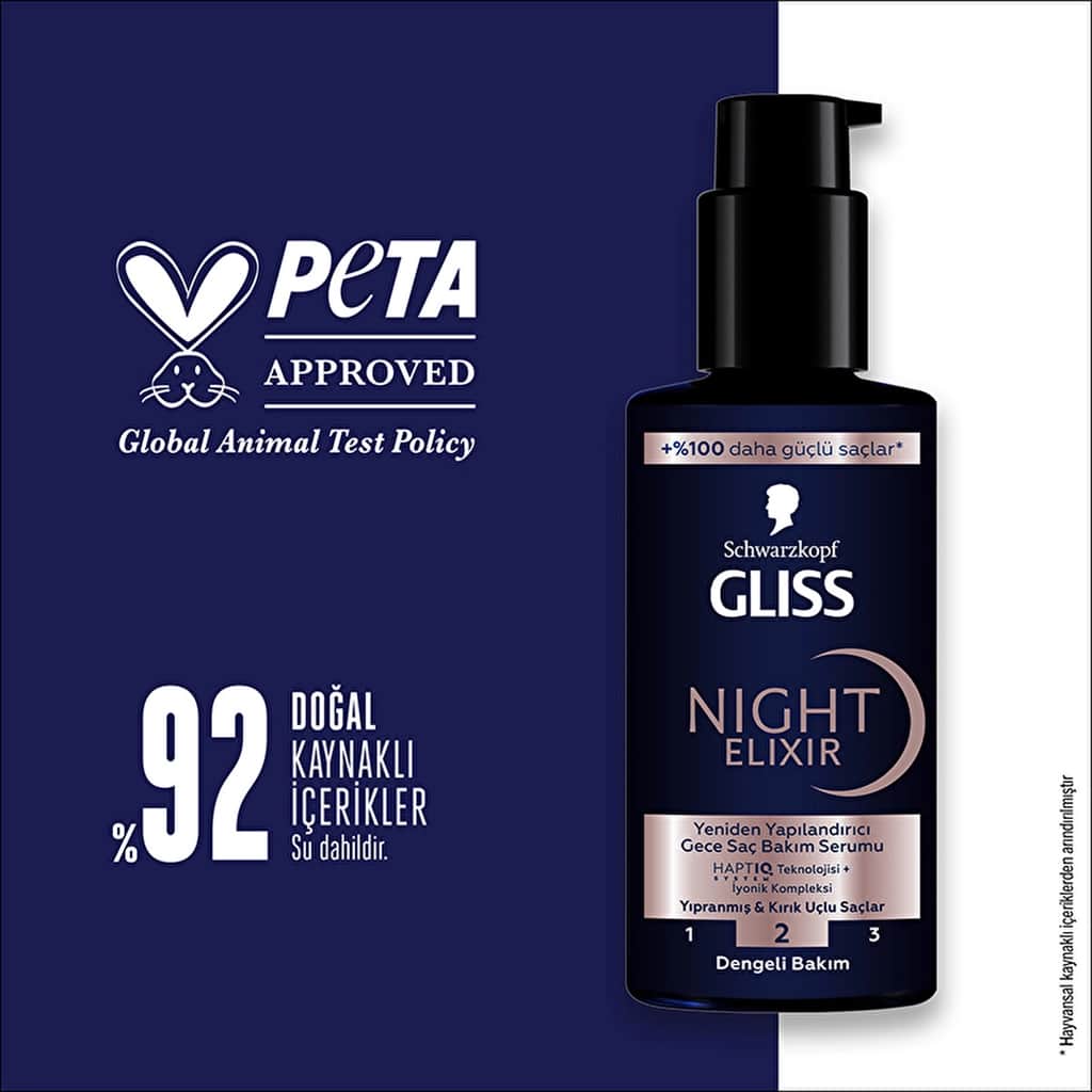 Gliss Night Elixir Restructuring Night Hair Care Serum 100 ml - 5