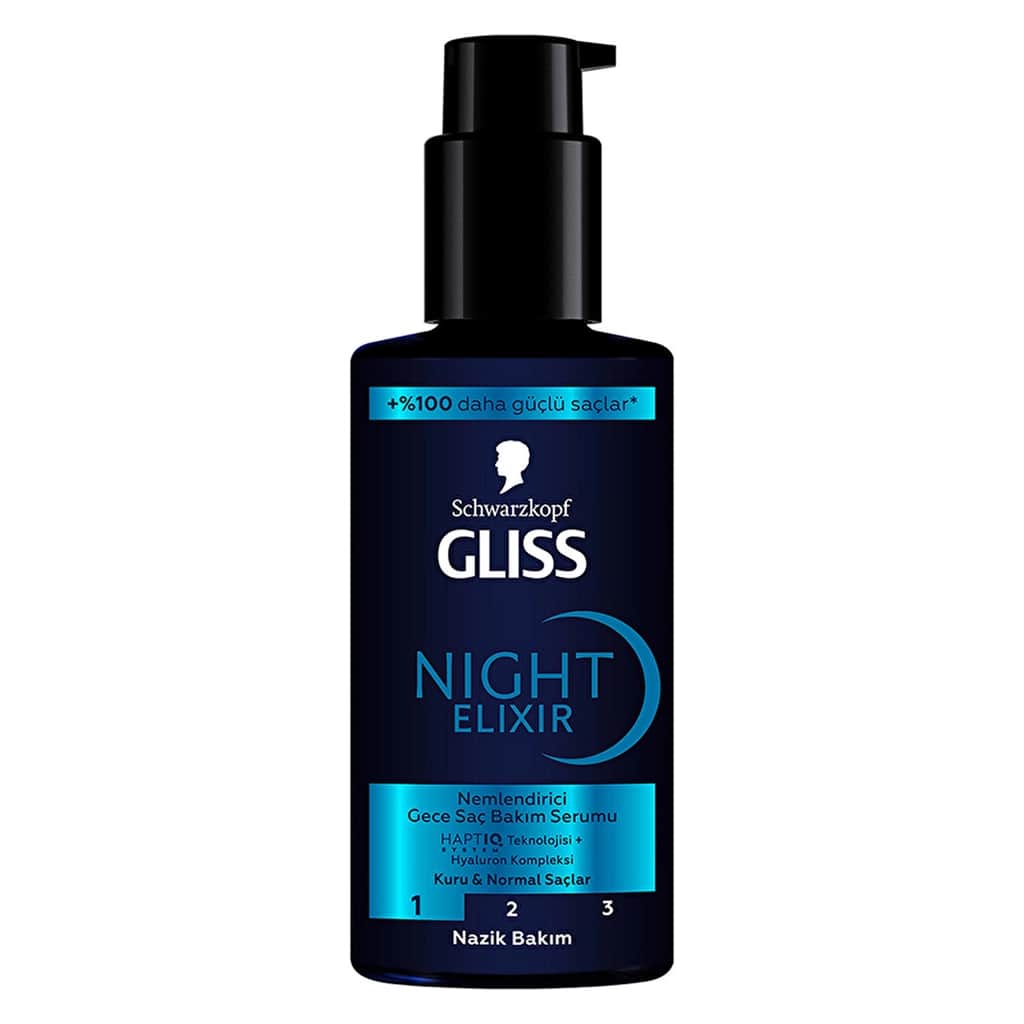 Gliss Night Elixir Moisturizing Night Hair Care Serum 100 ml - 2