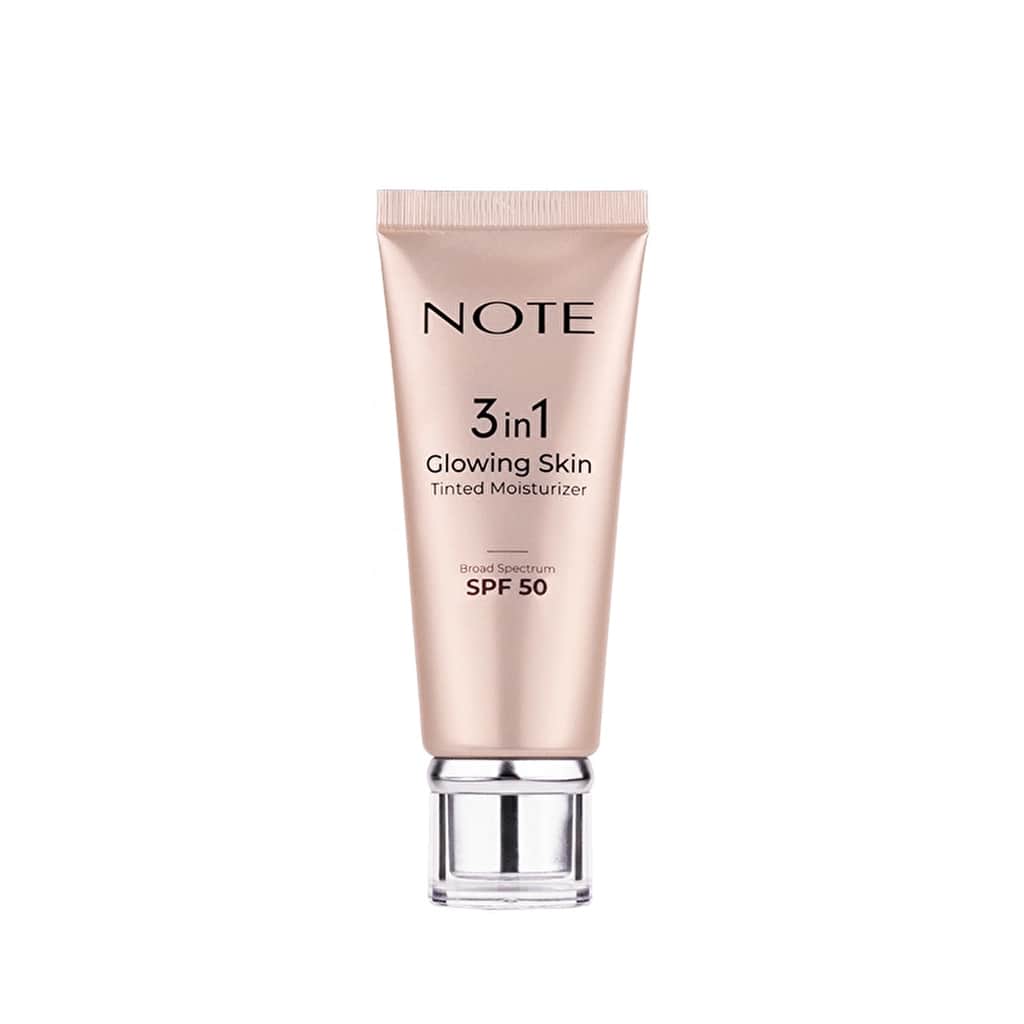 Note 3 in 1 glowing Skin Tinted Moisturizer 50 spf Luminous Brightening Cream - 1