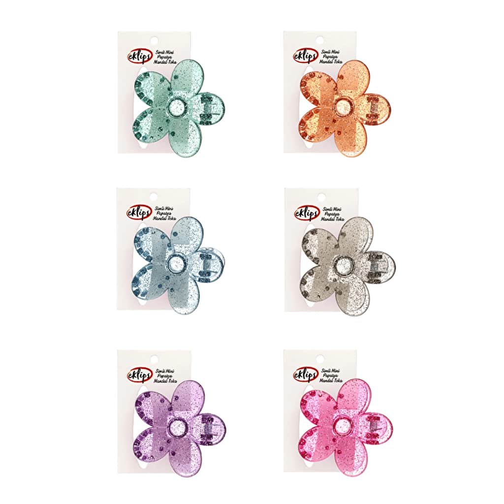 Eklips Glittery Mini Daisy Buckle (assorted) - 1