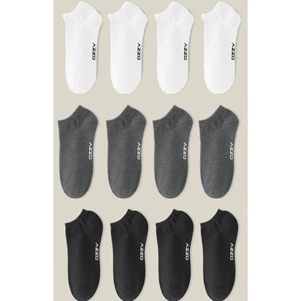 Ozzy Socks Women's 12-pack Seamless Ankle Socks 35/38 - 1