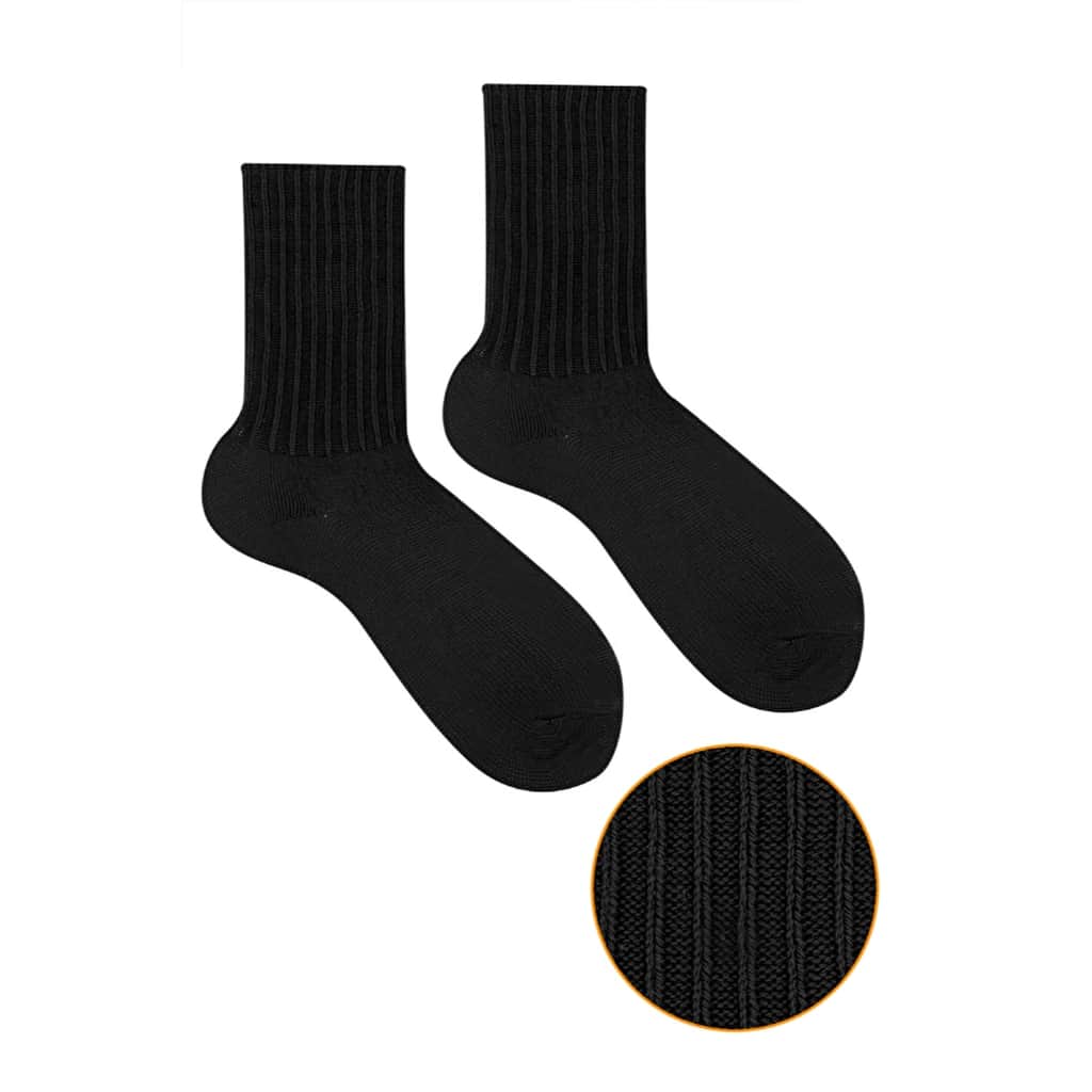 Ozzy Socks Women's Wool Black Socks 36/40 - 2