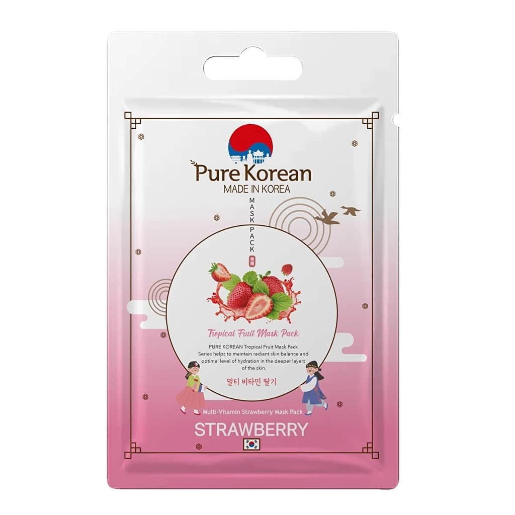 Pure Korean Multi-vitamin Strawberry Face Mask - 1