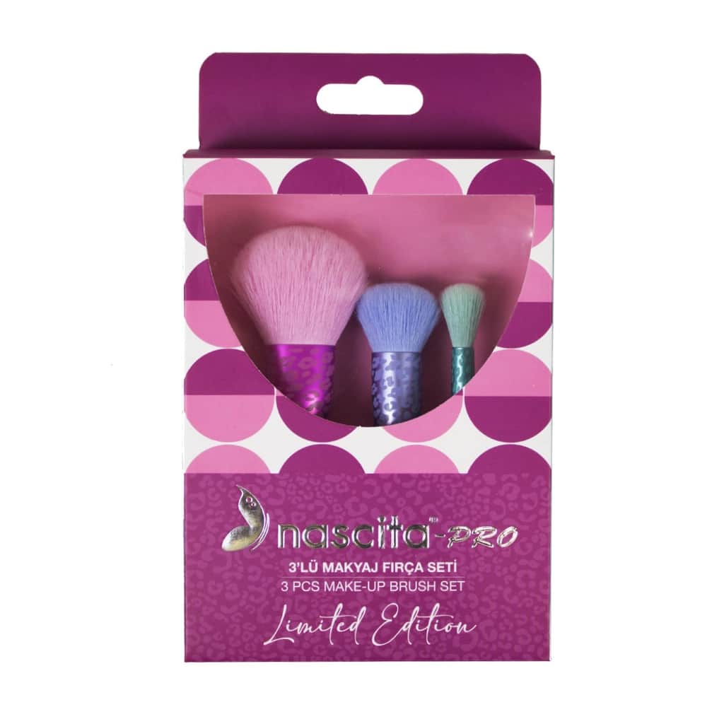 Nascita Colorful 3-pcs Makeup Brush Set - 2