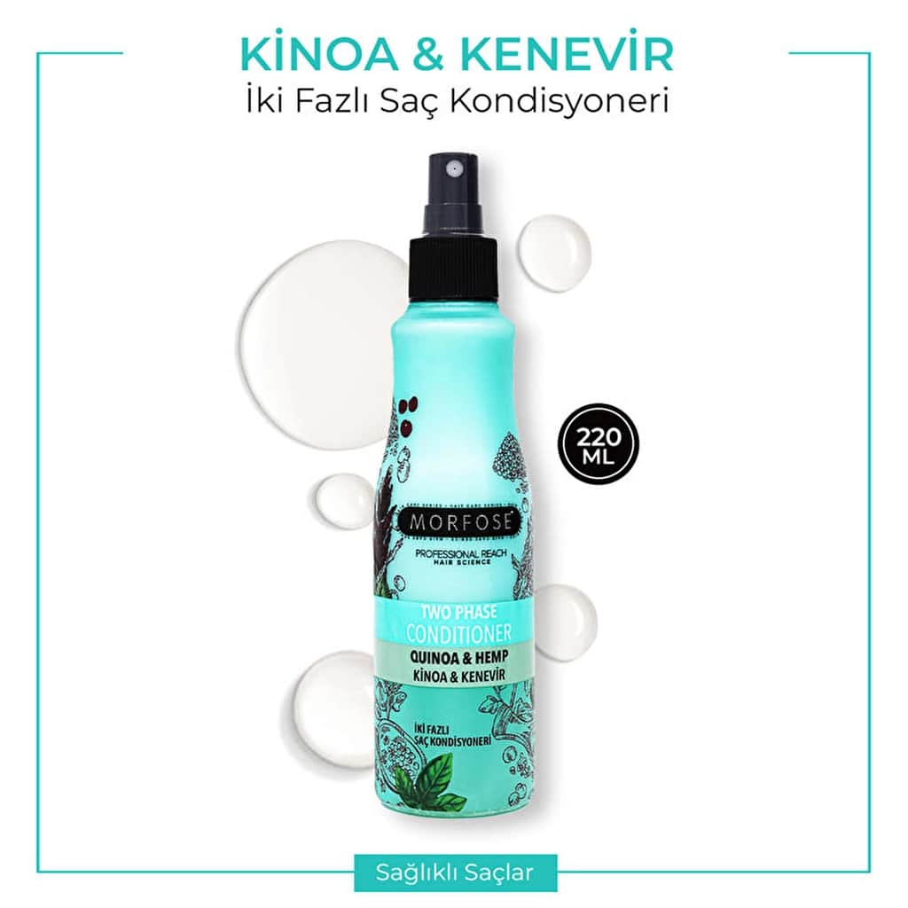Morfose Quinoa Hemp Dual Phase Blow Dry Water 220 ml - 3