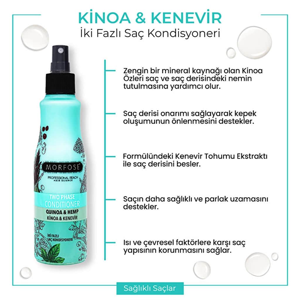 Morfose Quinoa Hemp Dual Phase Blow Dry Water 220 ml - 4