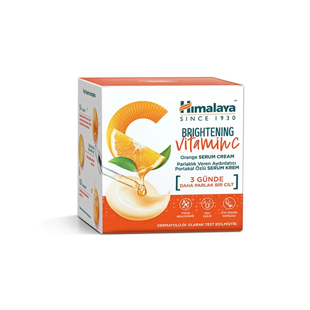 Himalaya Brightening Brightening Vitamin C Orange Extract Serum Cream 50 ml - 3