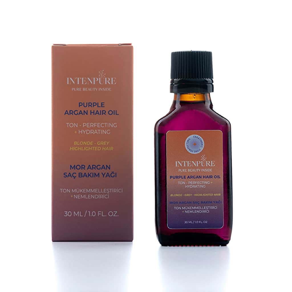 Intenpure Purple Argan Hair Care Oil 30 ml - 1