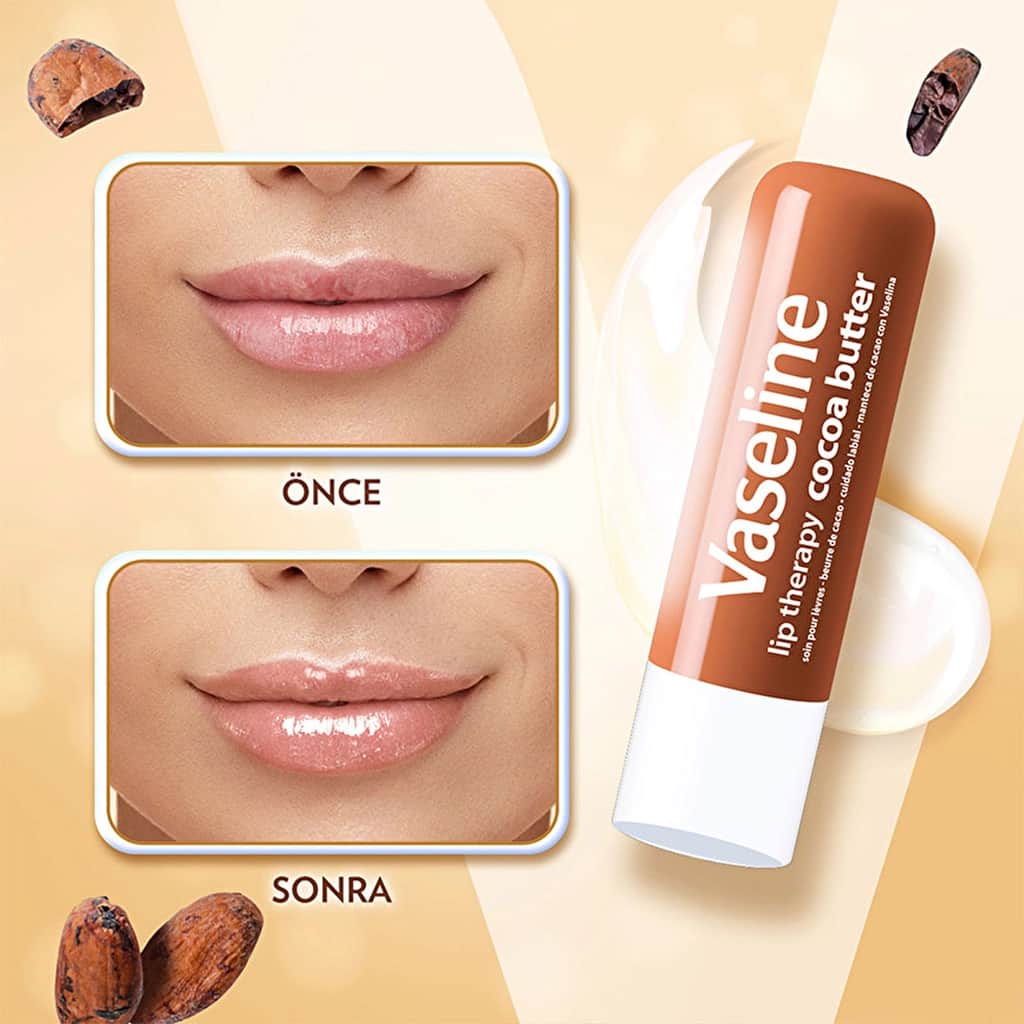 Vaseline Lip Therapy Lip Care Cream Cocoa Butter 4.8 gr - 6