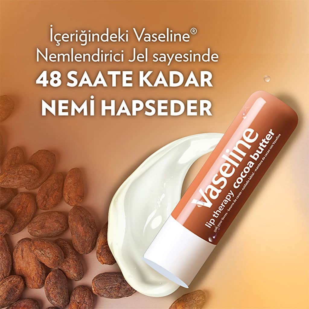 Vaseline Lip Therapy Lip Care Cream Cocoa Butter 4.8 gr - 3