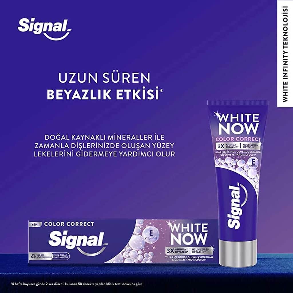 Signal White Now Color Correct Long-lasting Whitening Toothpaste 75 ml - 4