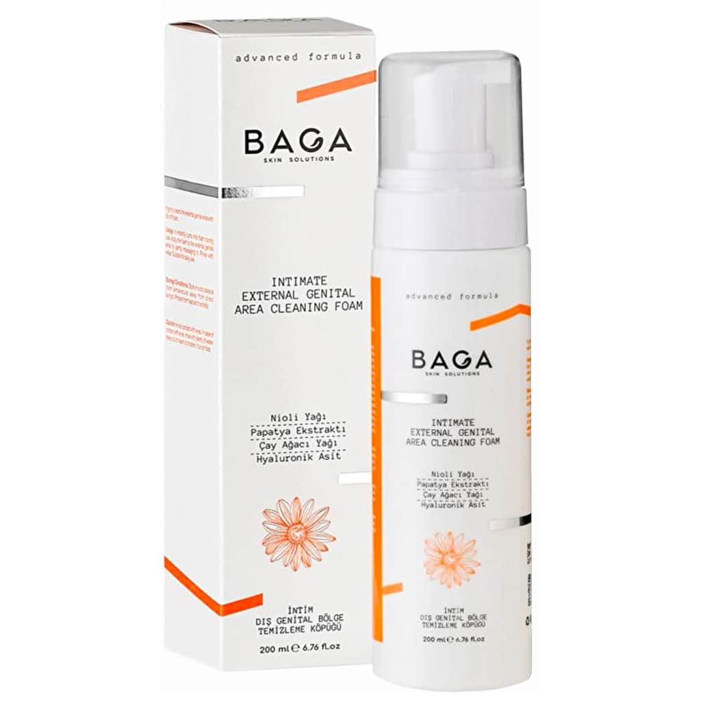 Baga Gentle Genital Cleansing Foam 200ml - pH Balanced Care - 2
