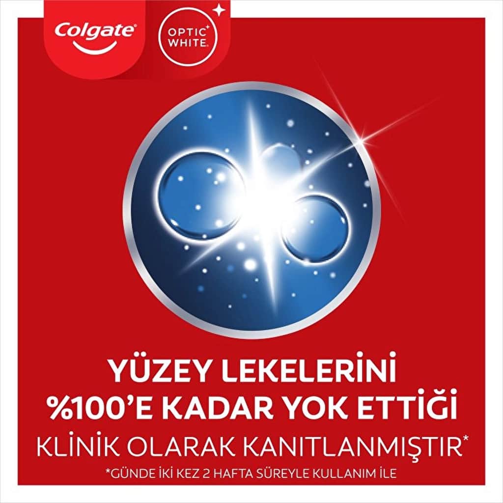 Colgate Optic White Instant Whitening Toothpaste 75ml - Mint - 4