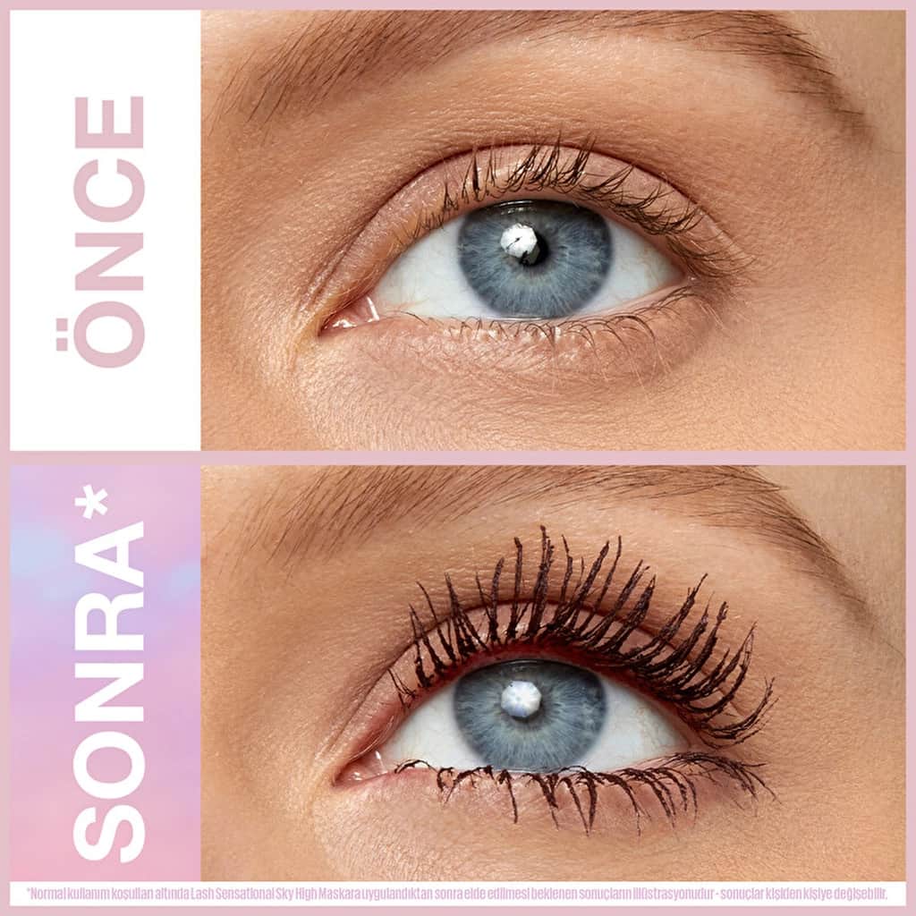 Maybelline New York Lash Sensational Sky High Burgundy Haze Mascara - 3