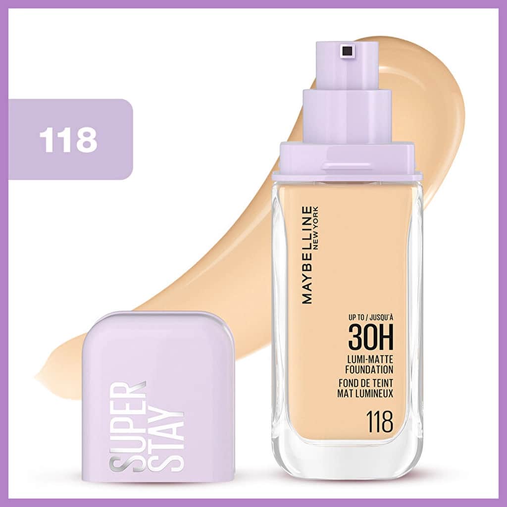 Maybelline New York Super Stay Lumi Matte Foundation 118 - 2