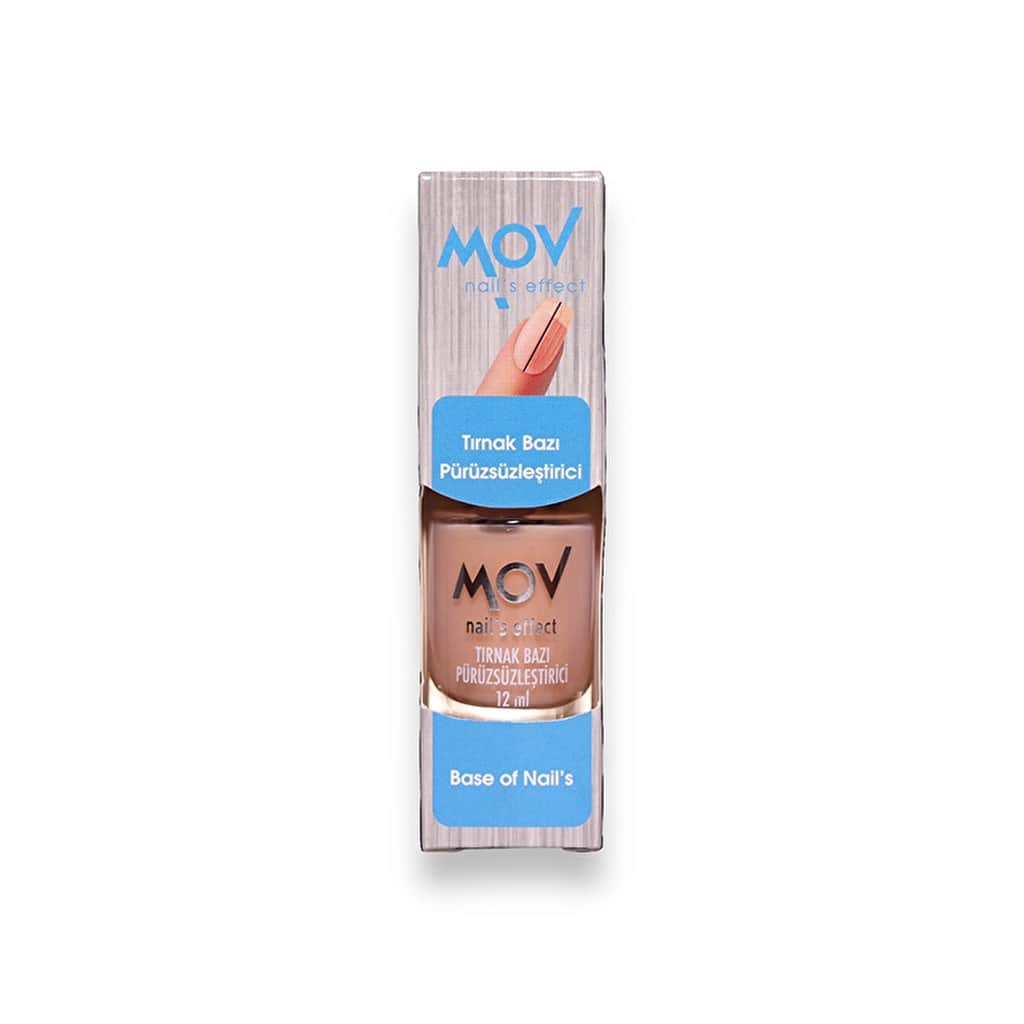 Mov Nail Base Coat 12ml - Smoothing & Perfecting Formula - 1