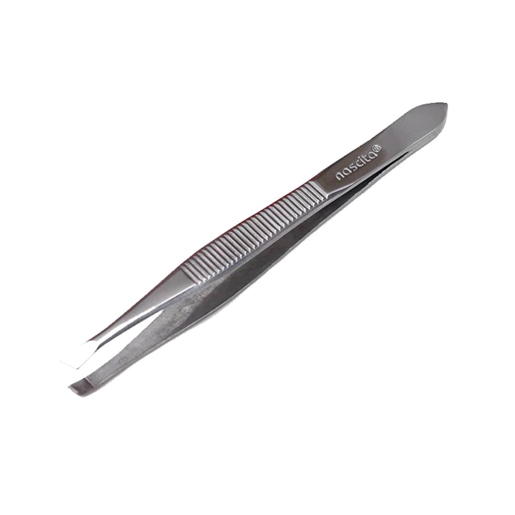 Nascita Chrome Side Mouth Tweezers - 1