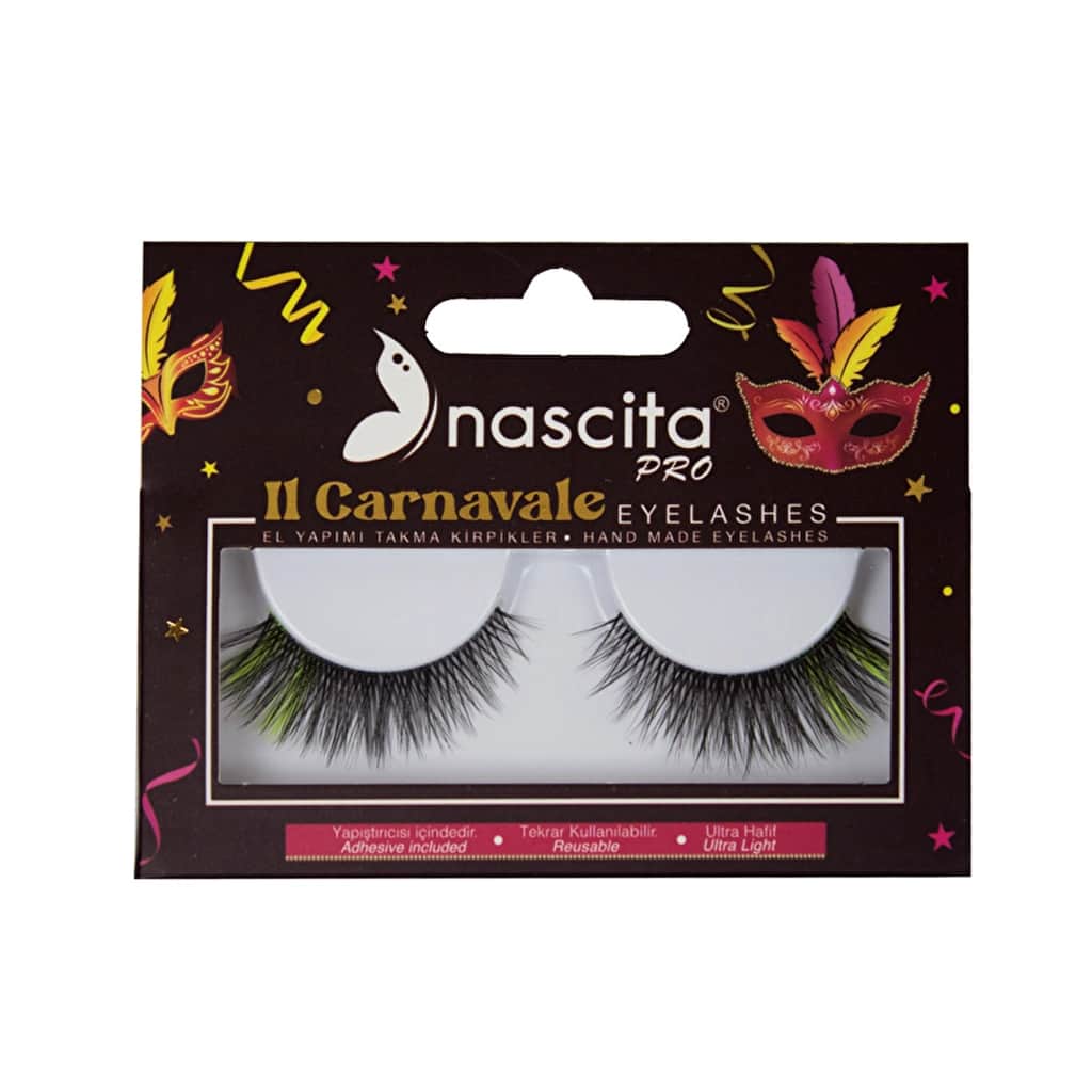 Nascita Carnavale Series False Eyelashes Yellow - 1