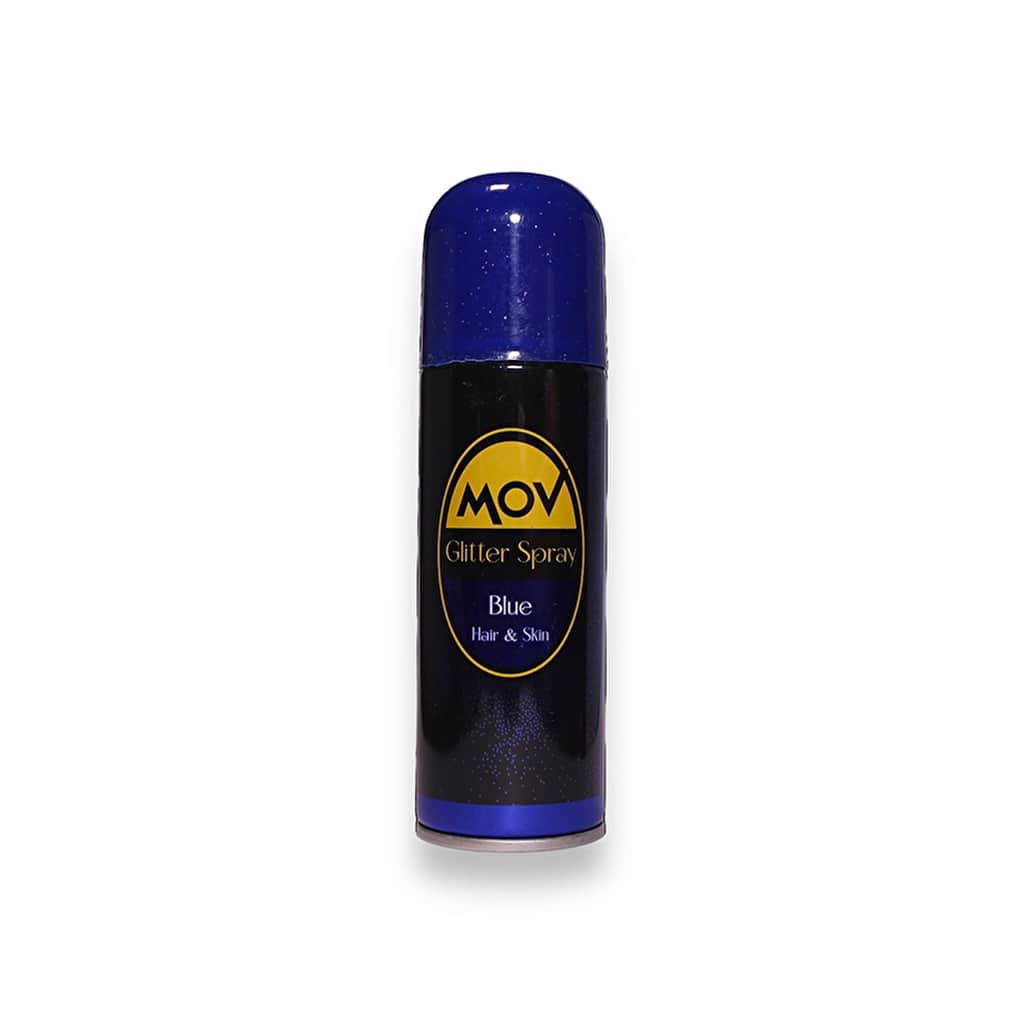 Mov Glitter Spray Blue - 1