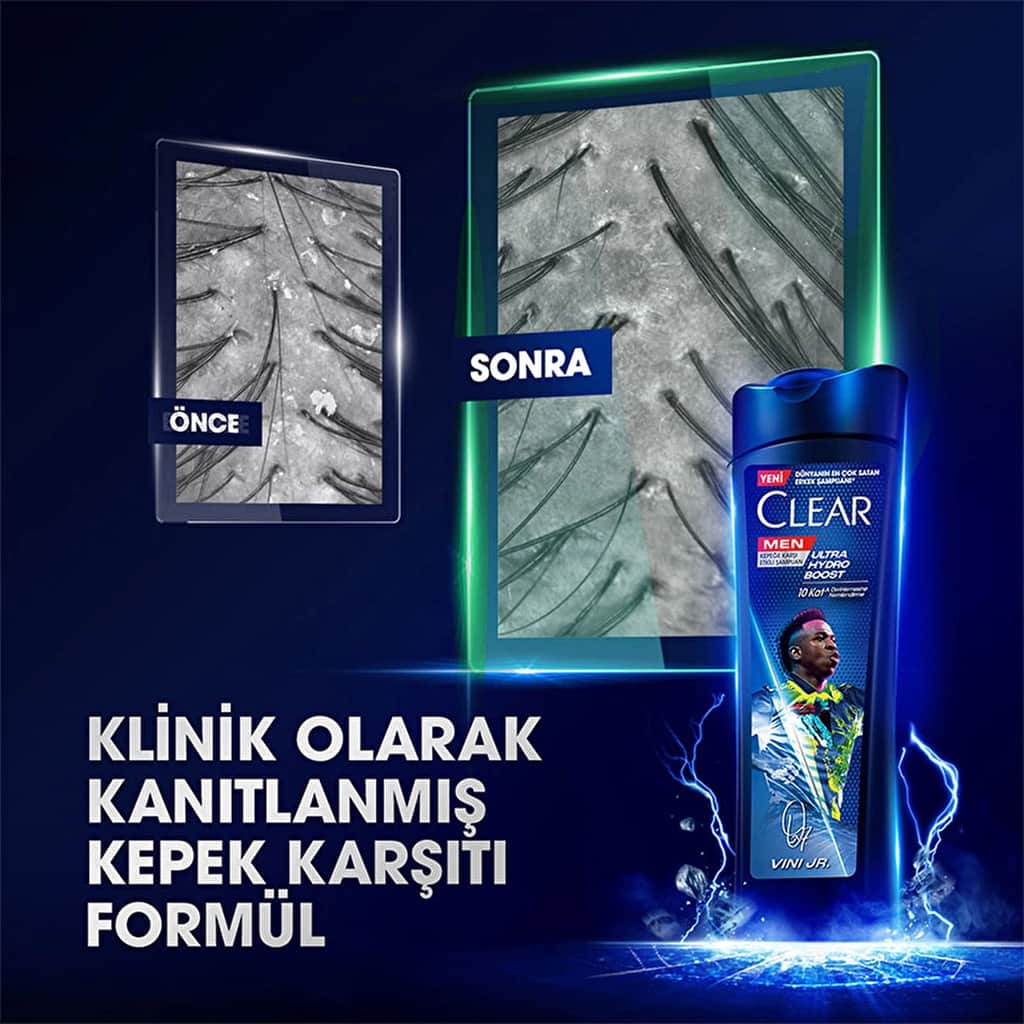Clear Men Legends Vinicius Junior Shampoo 350 ml - 4