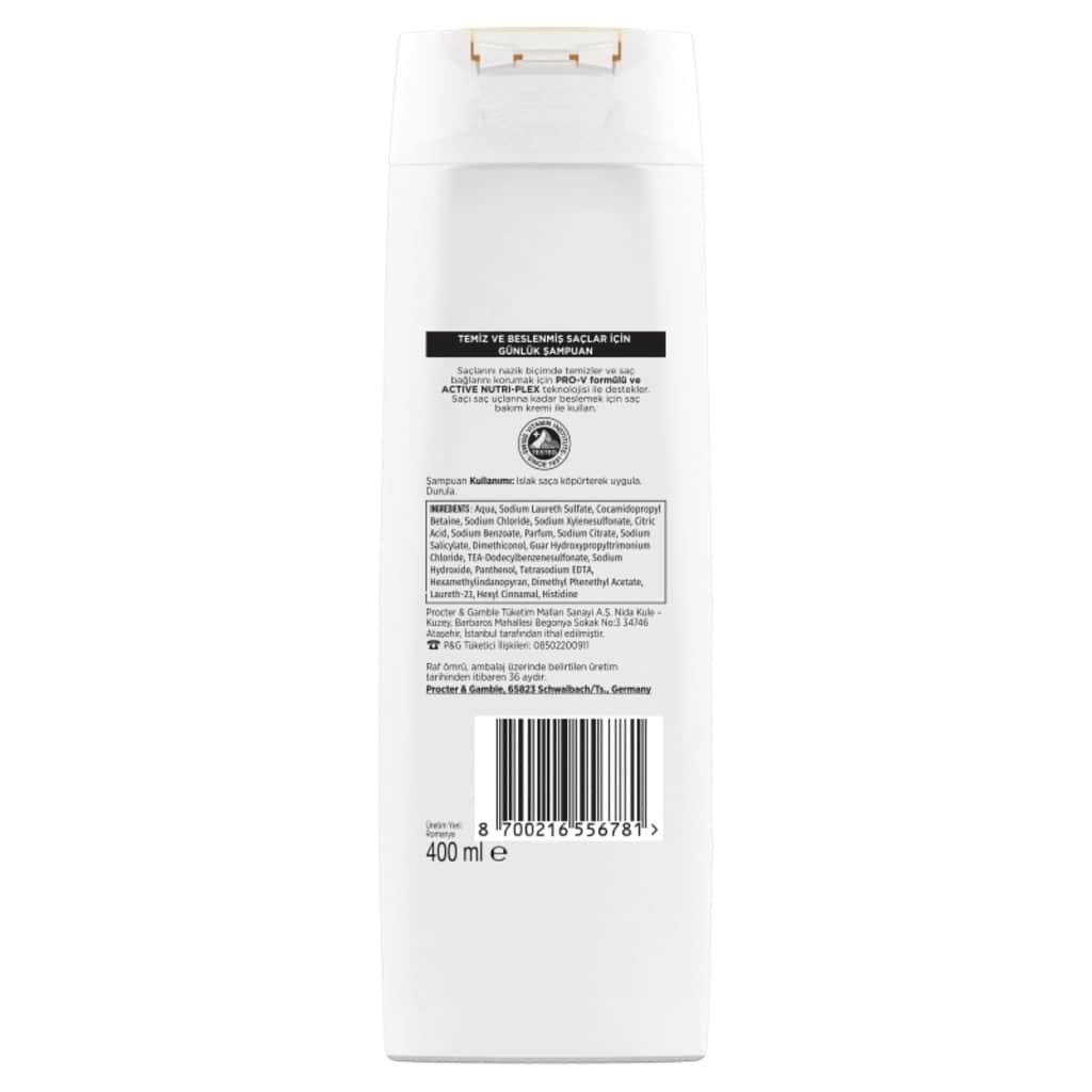 Pantene Oil Therapy Shampoo 400ml - Nourishing & Lightweight - 3