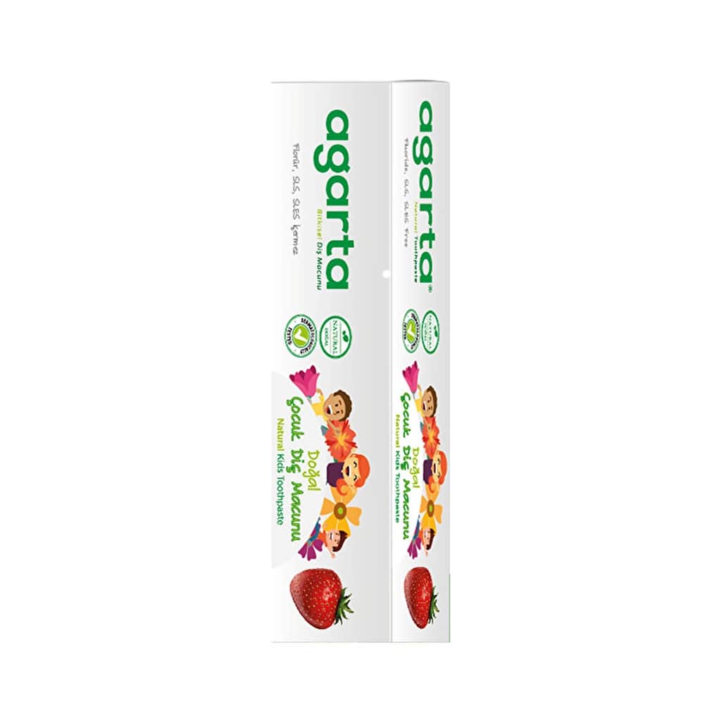 Agarta Natural Fluoride-free Children's Toothpaste Strawberry 75 ml - 2