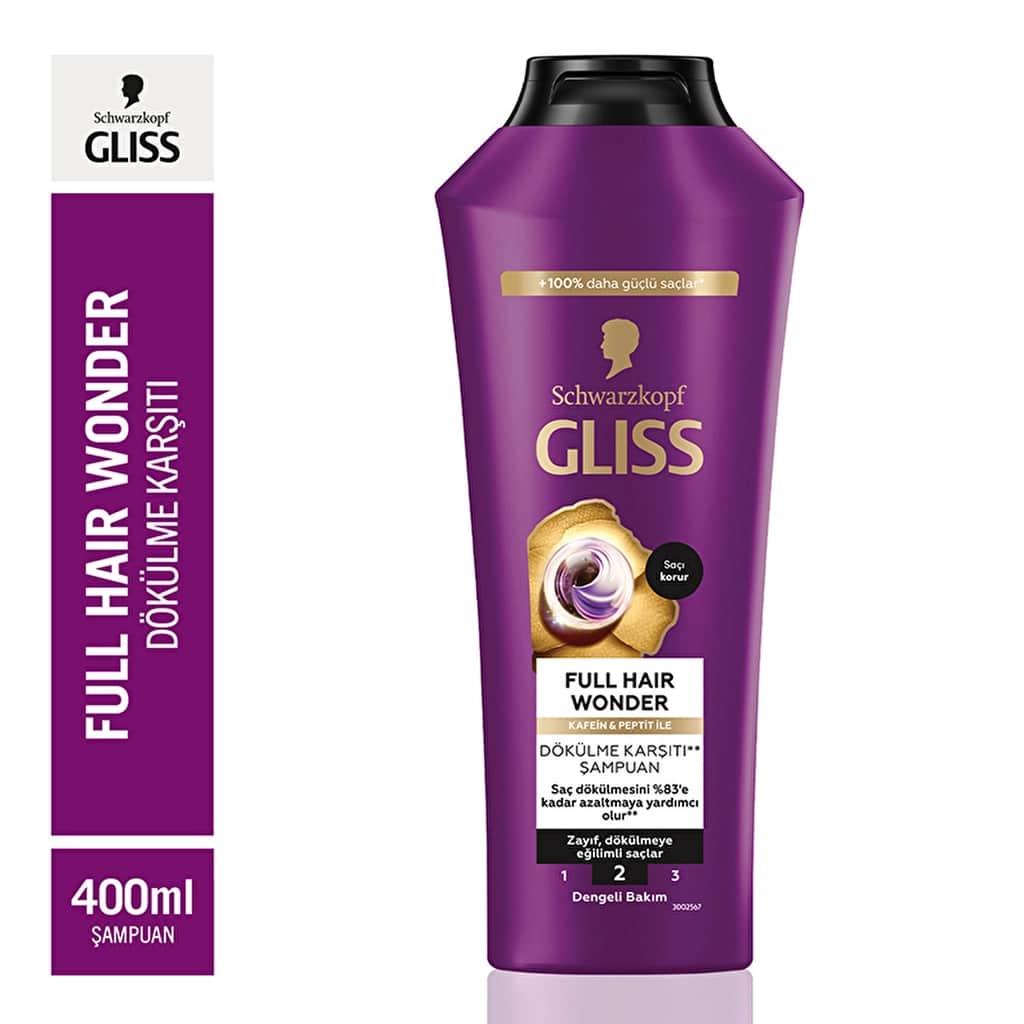 Gliss Full Hair Wonder Shampoo 400 ml - 1