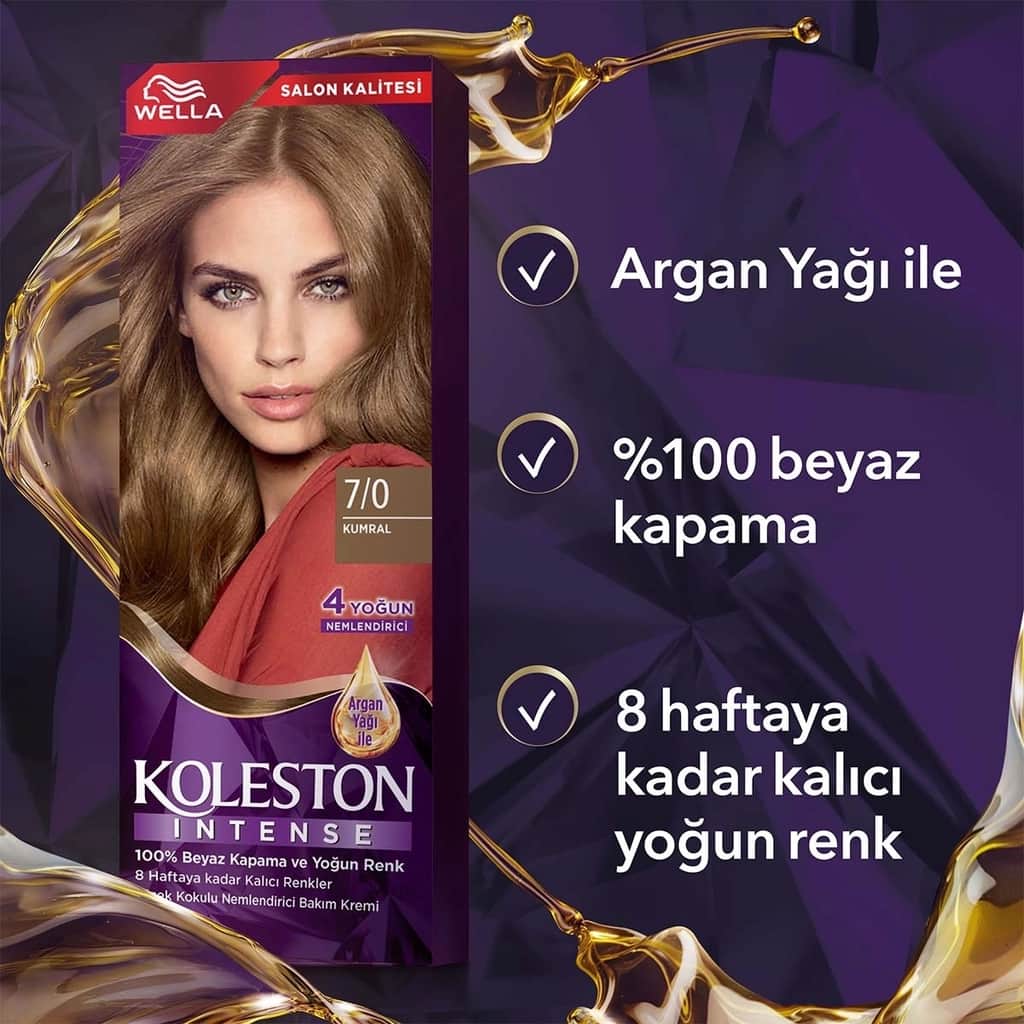 Wella Koleston Intense Hair Dye 7/0 blonde - 6
