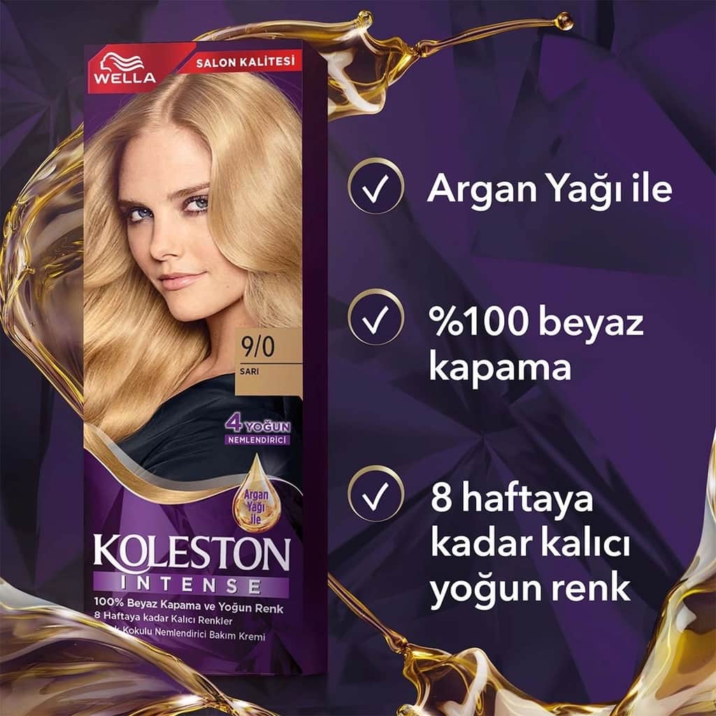 Wella Koleston Intense Hair Dye 9/0 blonde - 6