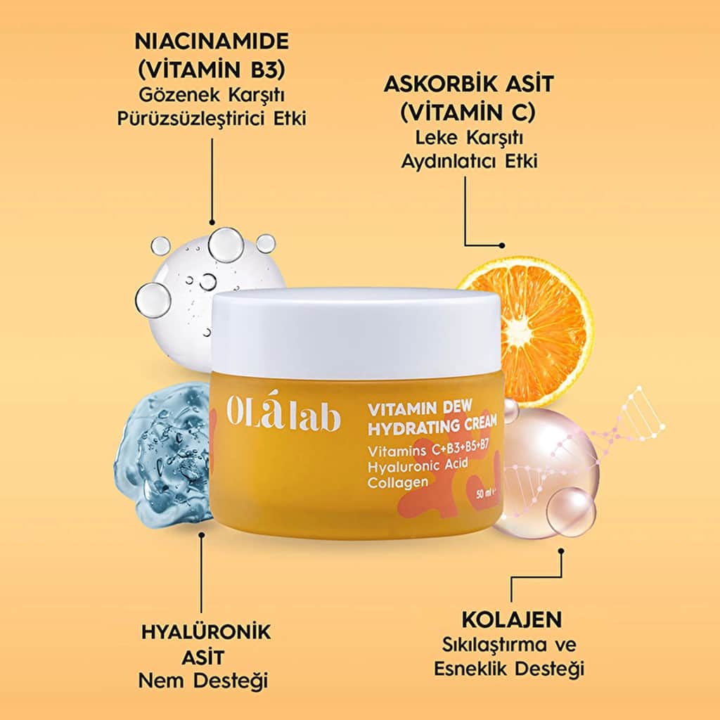 Olalab Moisturizing Cream Vitamin Dew 50 ml - 5