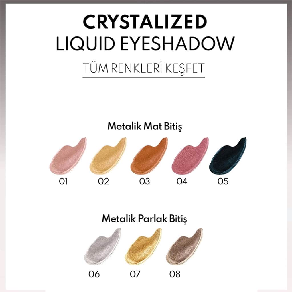 Note Crystalize Liquid Eyeshadow 06 - Long-Lasting Shimmer Finish - 4