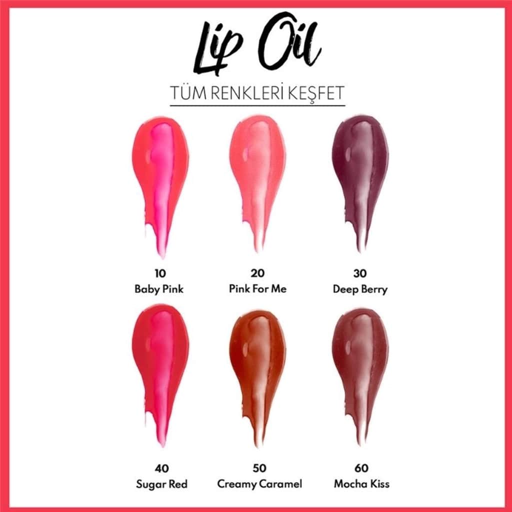 Note Lip Oil Moisturizing And Shining Lip Care Oil 10 baby Pink Pink - 5