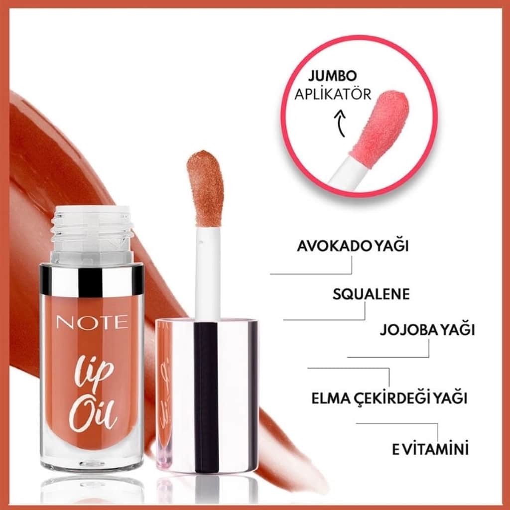 Note Lip Oil Moisturizing And Shining Lip Care Oil 50 creamy Caramel Brown - 3