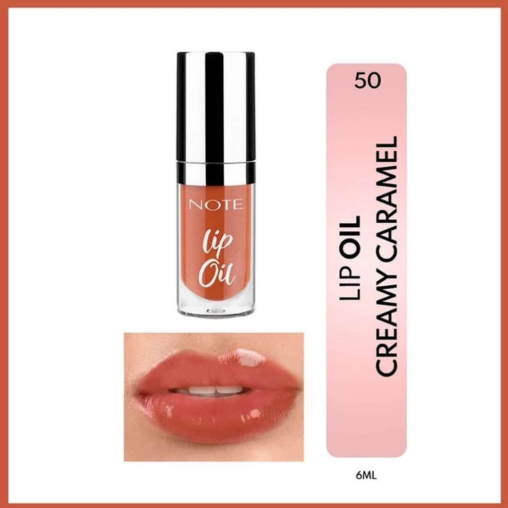 Note Lip Oil Moisturizing And Shining Lip Care Oil 50 creamy Caramel Brown - 1