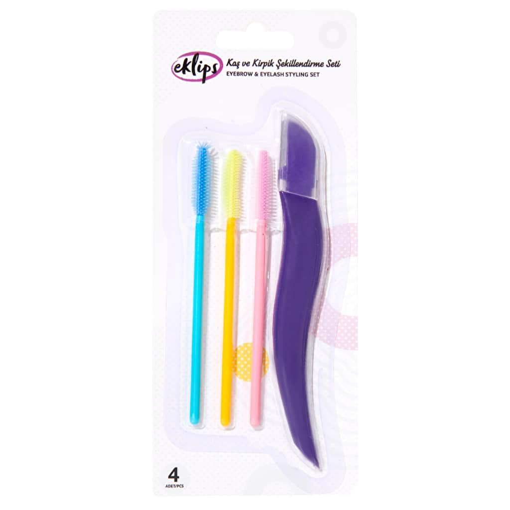 Eklips Eyebrow And Eyelash Shaping Set (with Razor) - 1